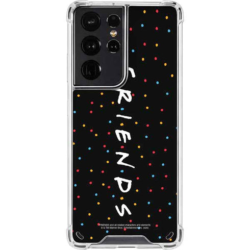 Warner Bros FRIENDS Polka Dots Galaxy S21 Ultra 5G Clear Case